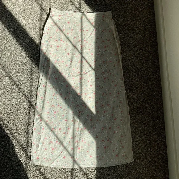 Vintage Y2K Christopher & Banks Cottage Floral Maxi Skirt Size 10 - Picture 5 of 8